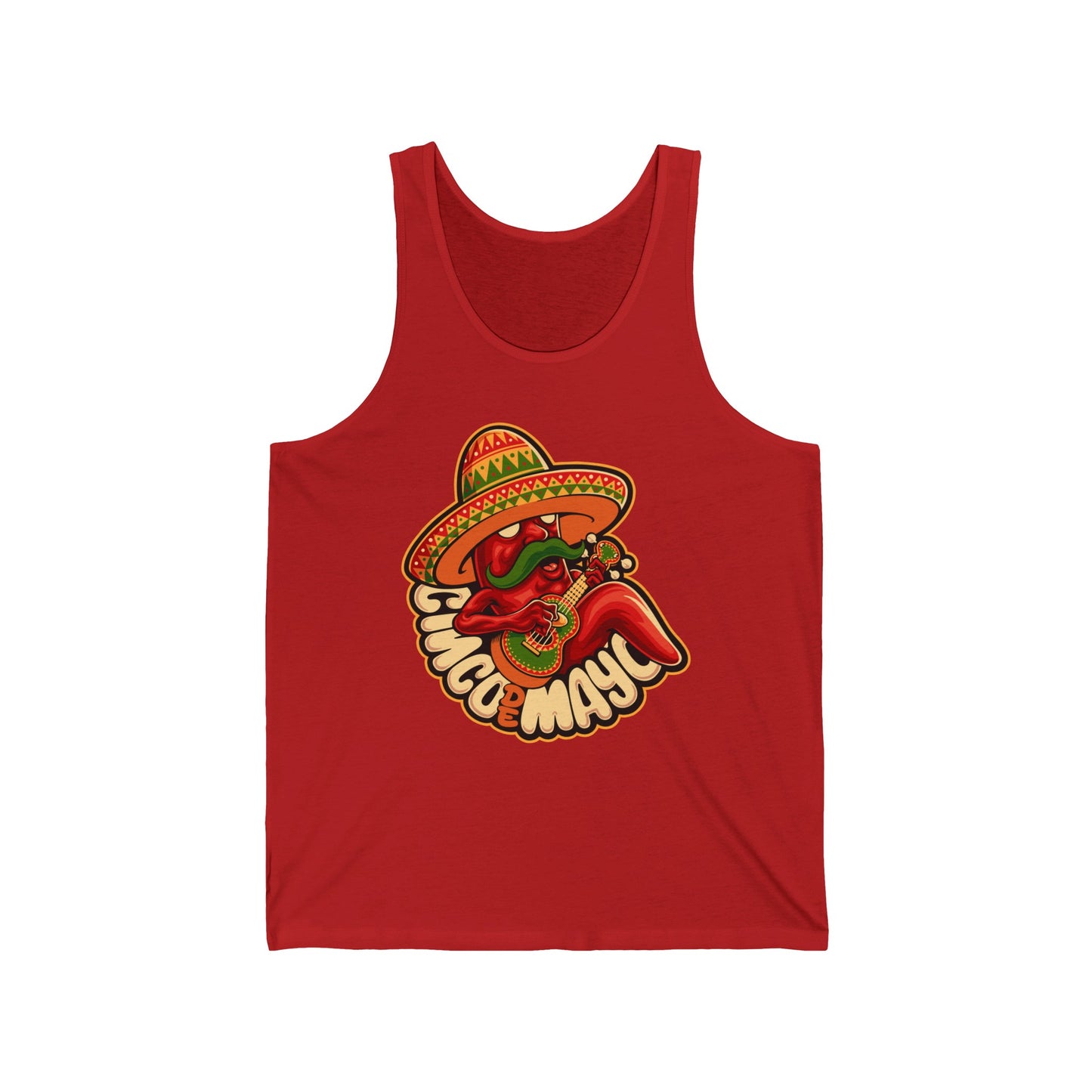 Cinco de Mayo Chili Sombrero Tank Top