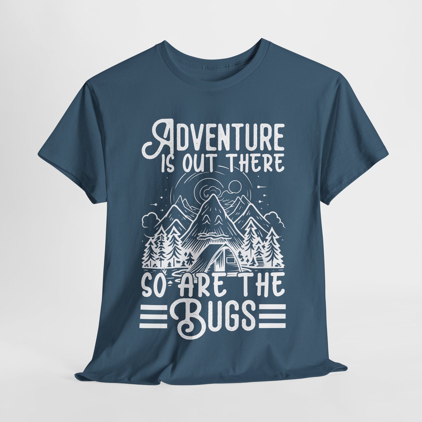 Adventure and Bugs Funny Camping T-Shirt