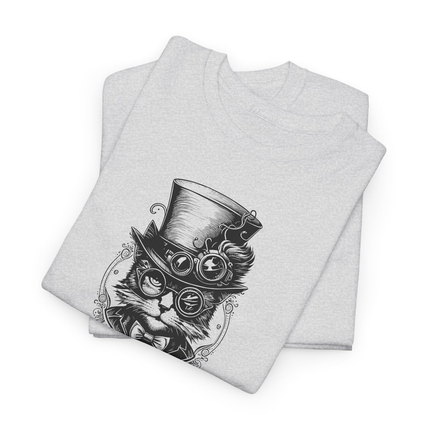 Steampunk Gent Cat T-Shirt - Victorian Tee