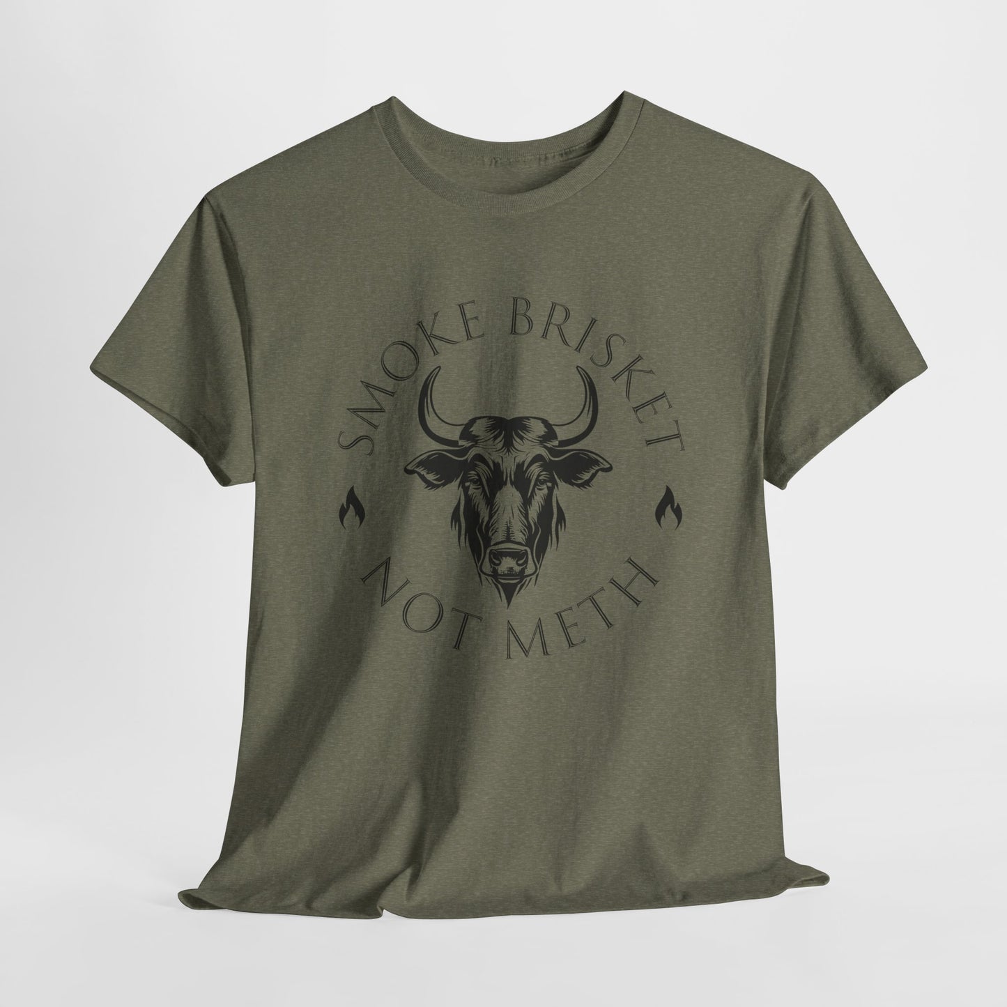 Smoke Brisket Not Meth T-Shirt - BBQ Graphic