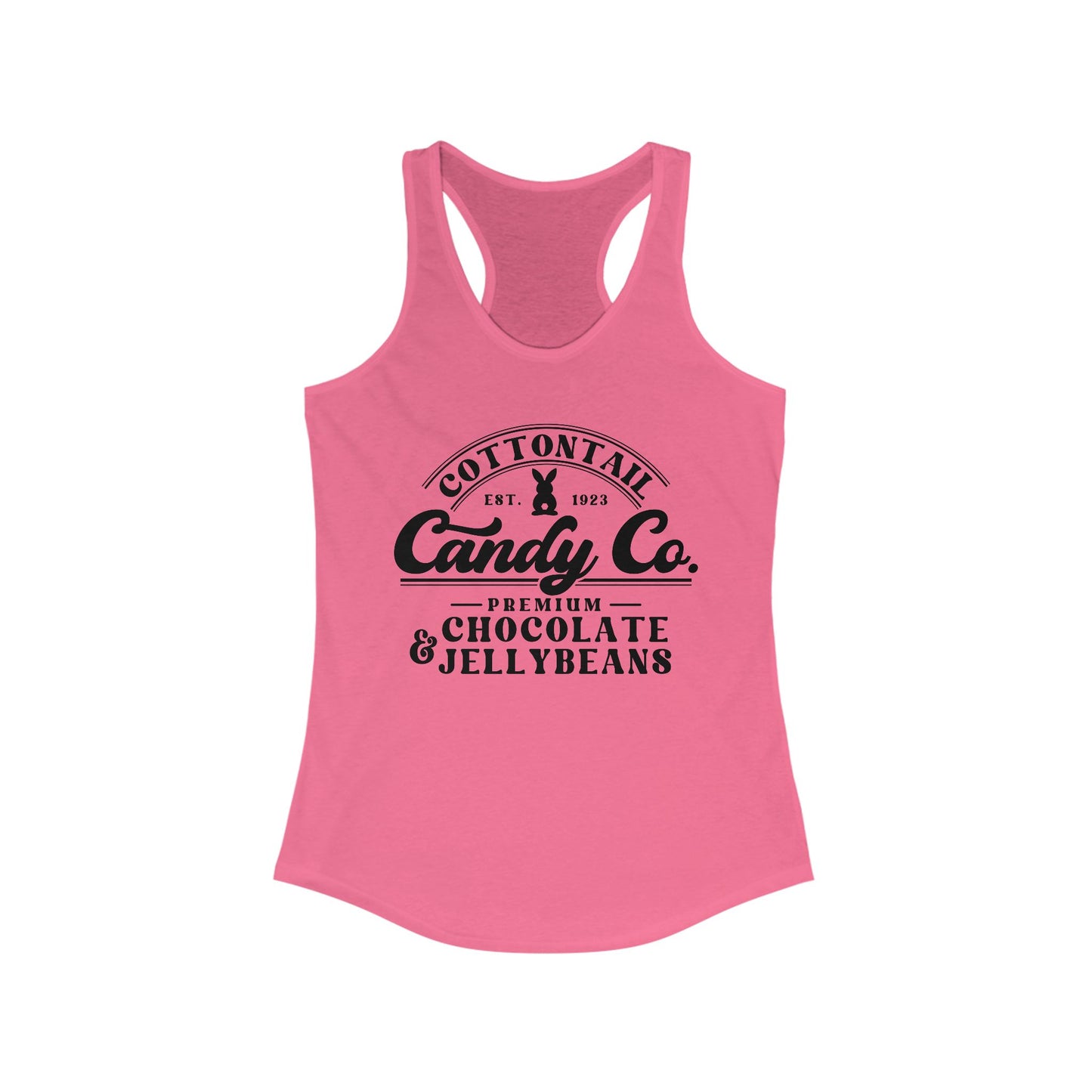 Cottontail Candy Co. Tank Top - Chocolate Jelly Bean Graphic Tank