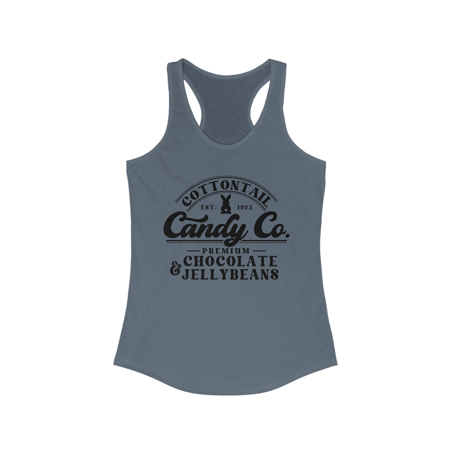 Cottontail Candy Co. Tank Top - Chocolate Jelly Bean Graphic Tank