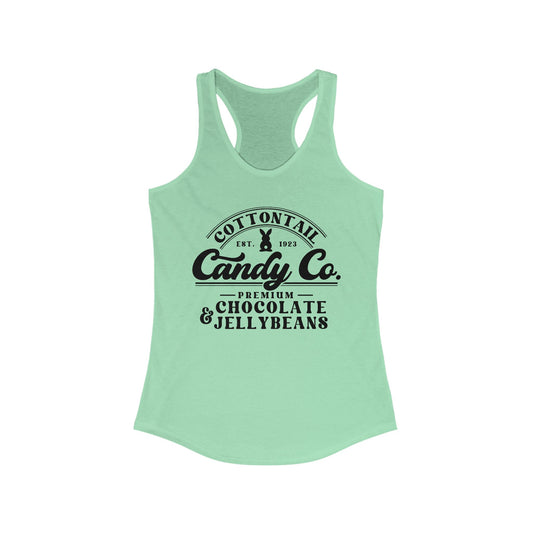 Cottontail Candy Co. Tank Top - Chocolate Jelly Bean Graphic Tank
