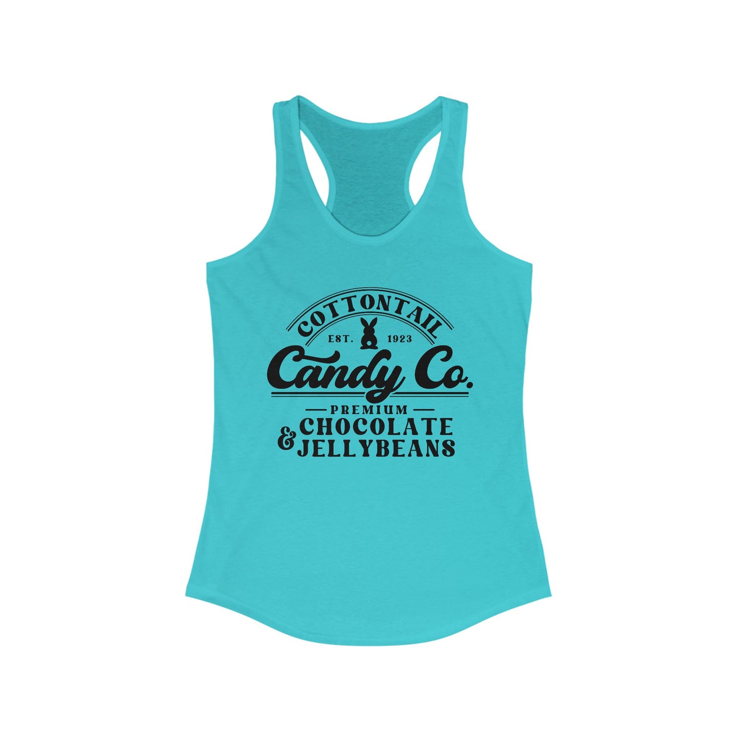 Cottontail Candy Co. Tank Top - Chocolate Jelly Bean Graphic Tank