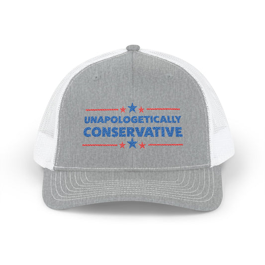 Unapologetically Conservative Snapback Trucker Cap