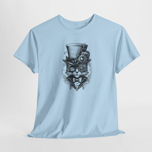 Steampunk Gent Cat T-Shirt - Victorian Tee