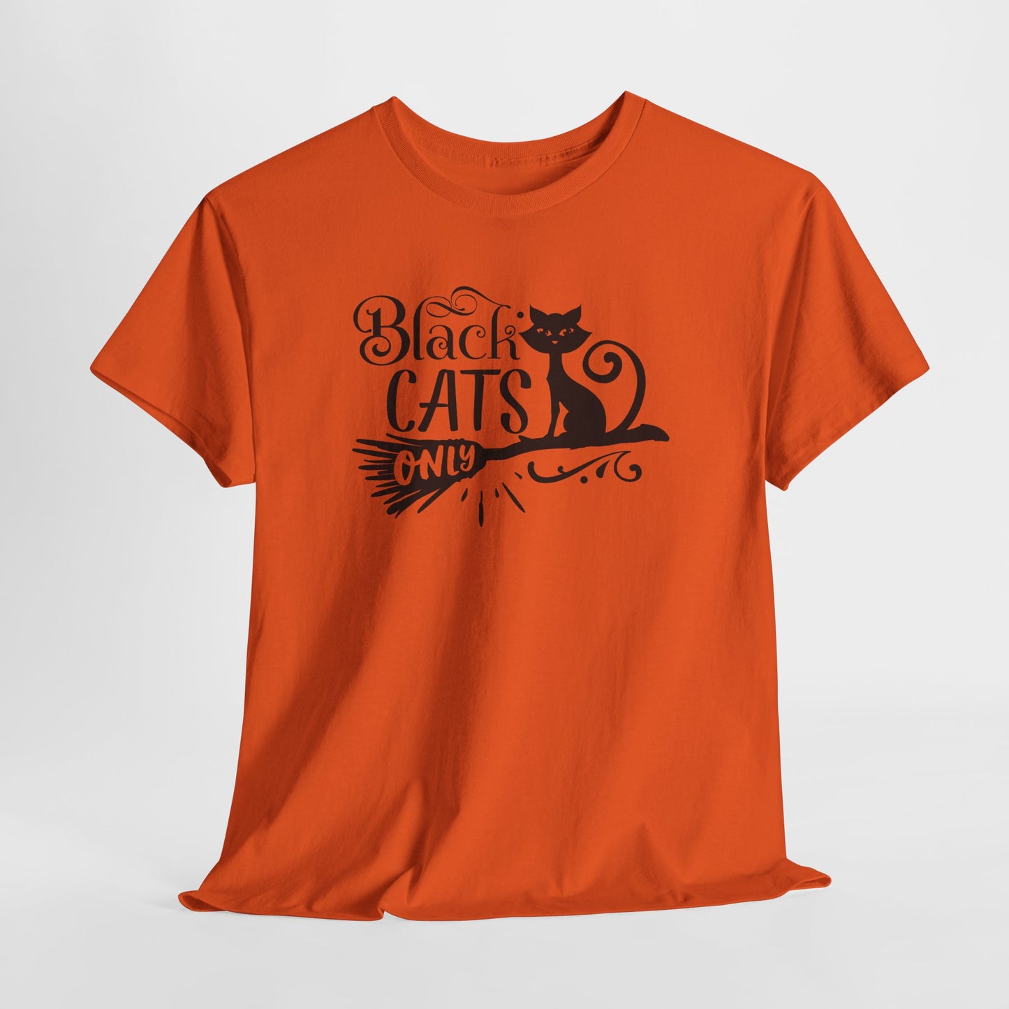 Black Cats Only T-Shirt - Witchy Feline Tee