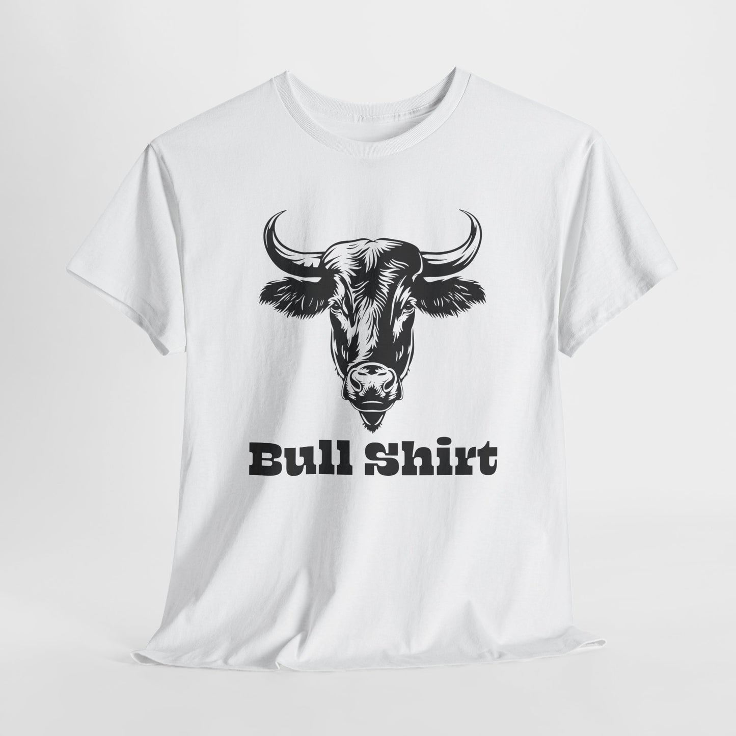 Bull Head Graphic T-Shirt - Bull Shirt Pun