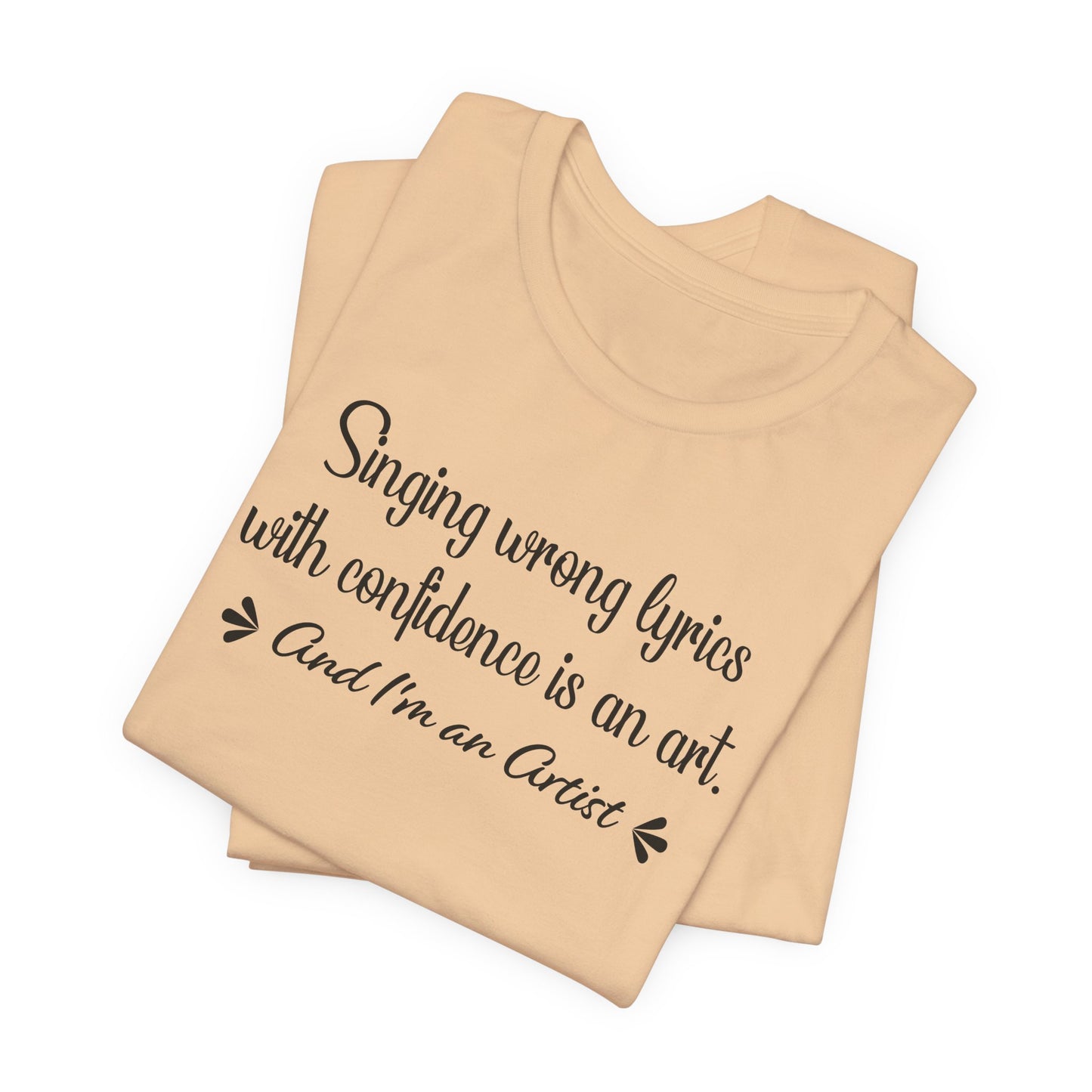 Wrong Lyrics Artist T-Shirt - Music Humor Design