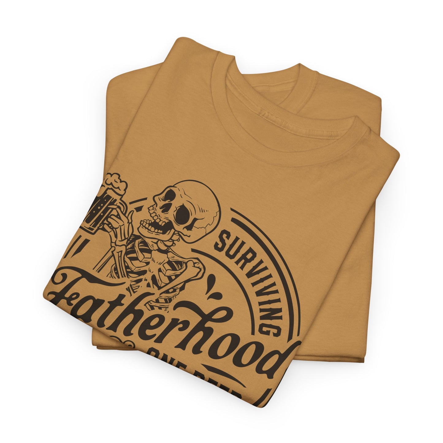 Surviving Fatherhood Tee - Skeleton Beer
