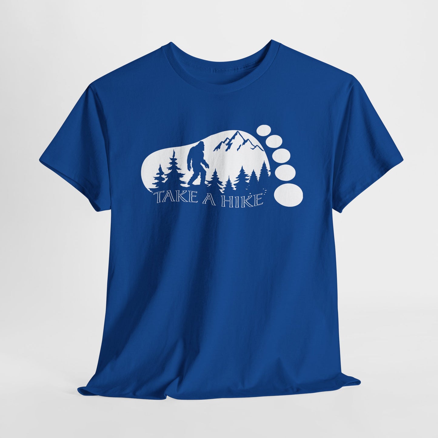 Bigfoot Hiking T-Shirt - Outdoor Adventure Graphic