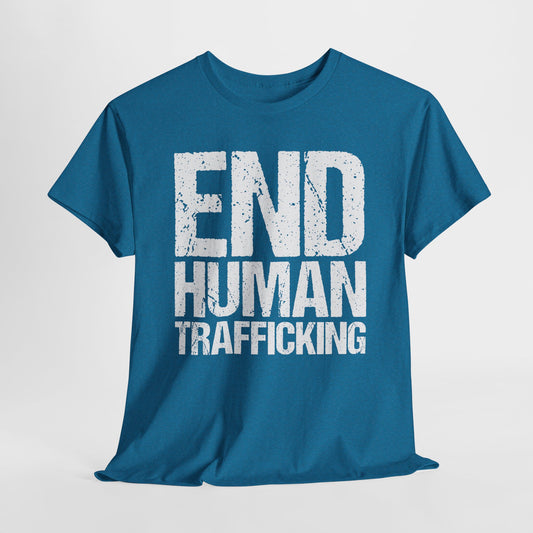 End Human Trafficking T-Shirt - Bold Awareness Tee