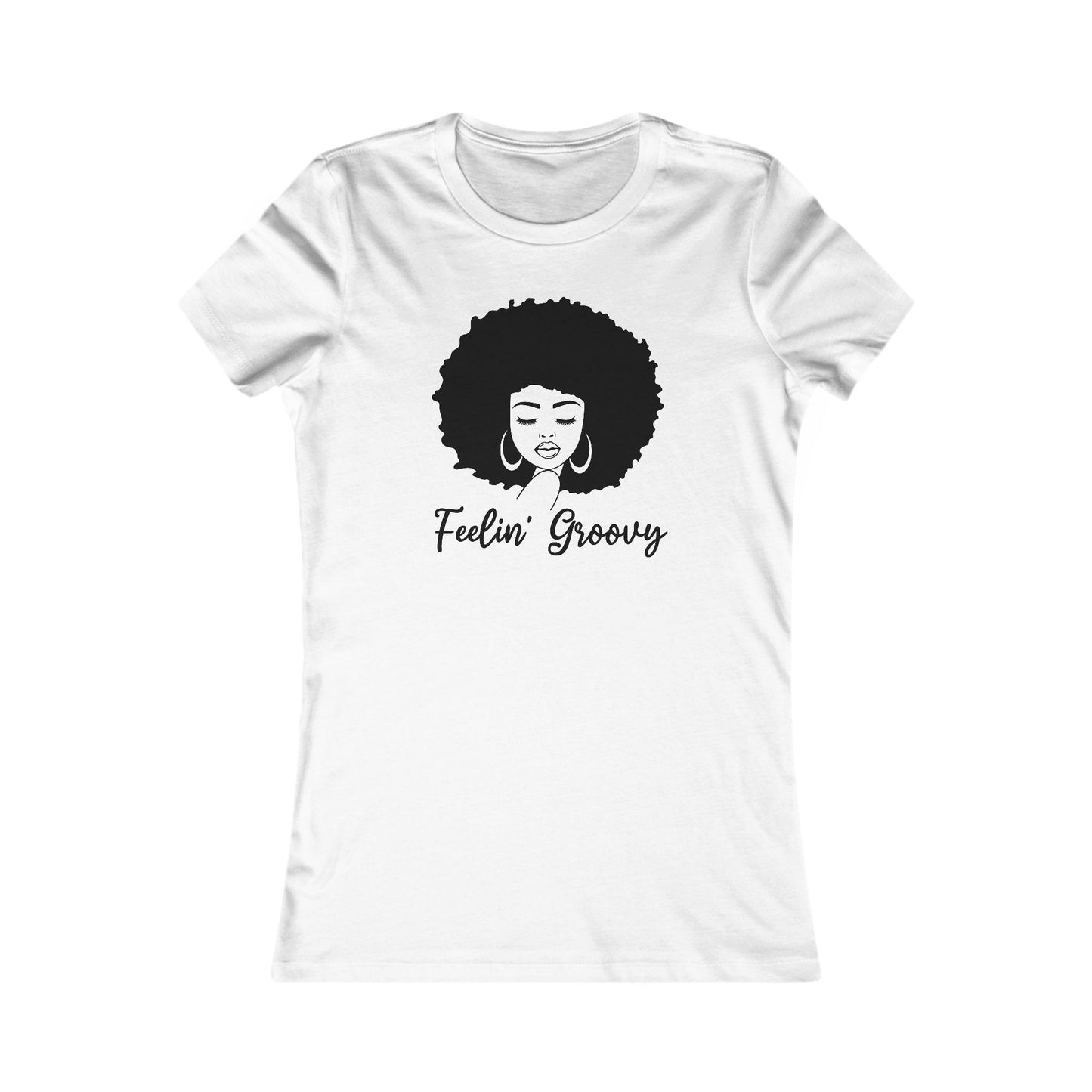Feelin' Groovy T-Shirt - Afro Girl Design