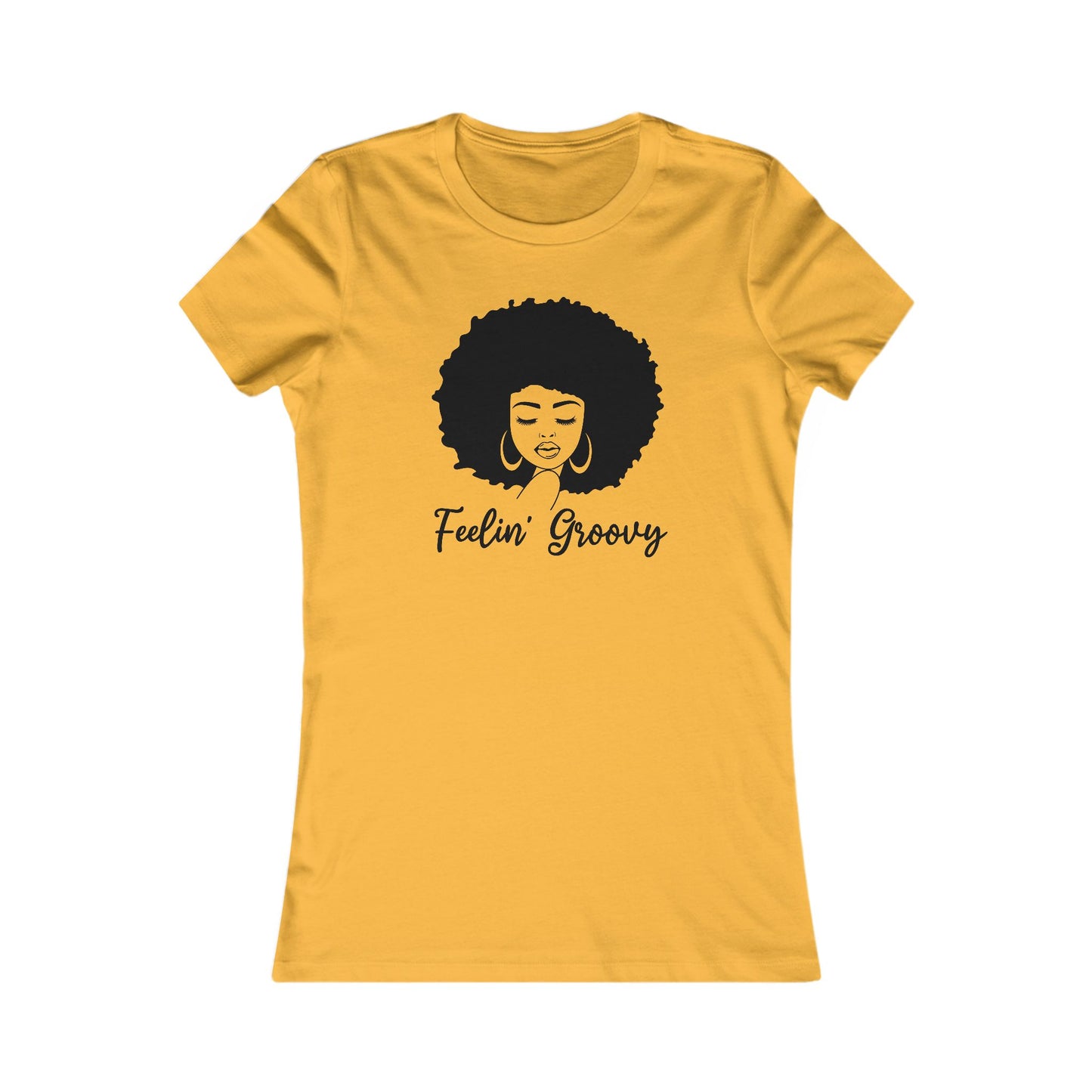Feelin' Groovy T-Shirt - Afro Girl Design