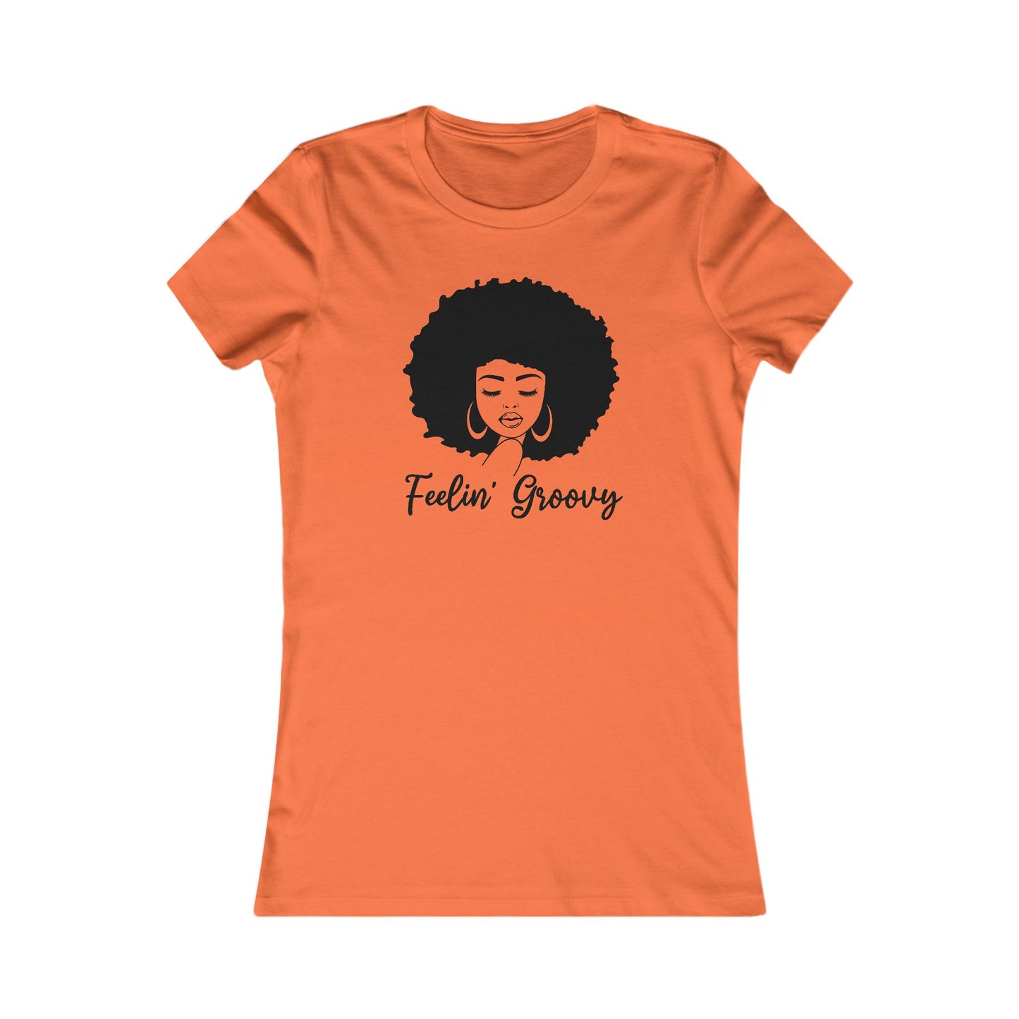 Feelin' Groovy T-Shirt - Afro Girl Design