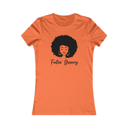 Feelin' Groovy T-Shirt - Afro Girl Design