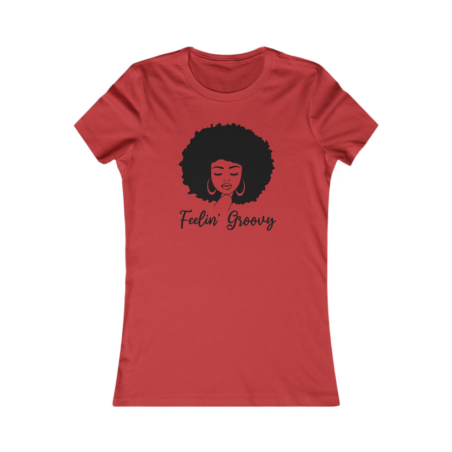 Feelin' Groovy T-Shirt - Afro Girl Design