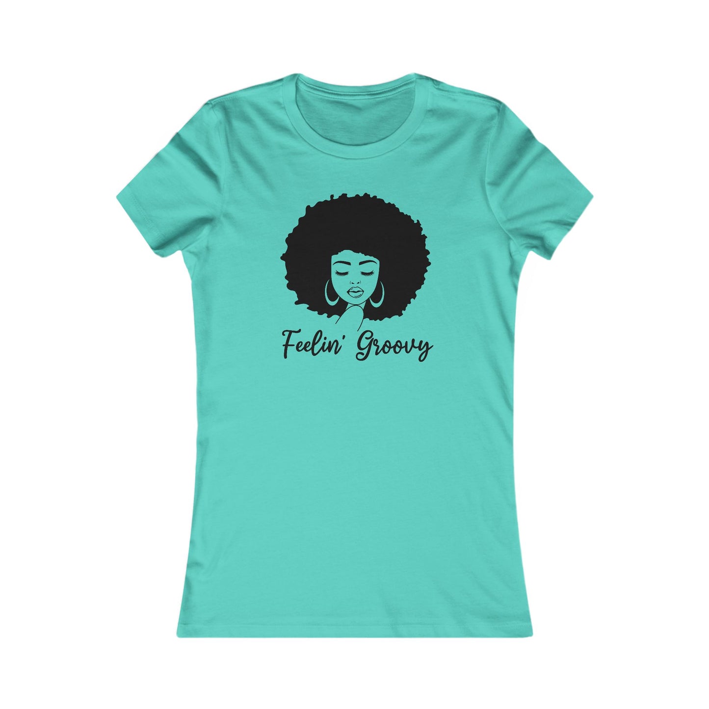 Feelin' Groovy T-Shirt - Afro Girl Design
