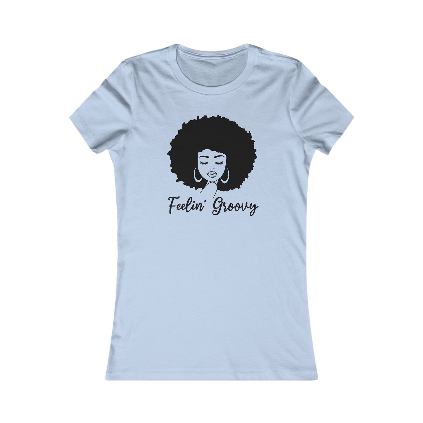 Feelin' Groovy T-Shirt - Afro Girl Design