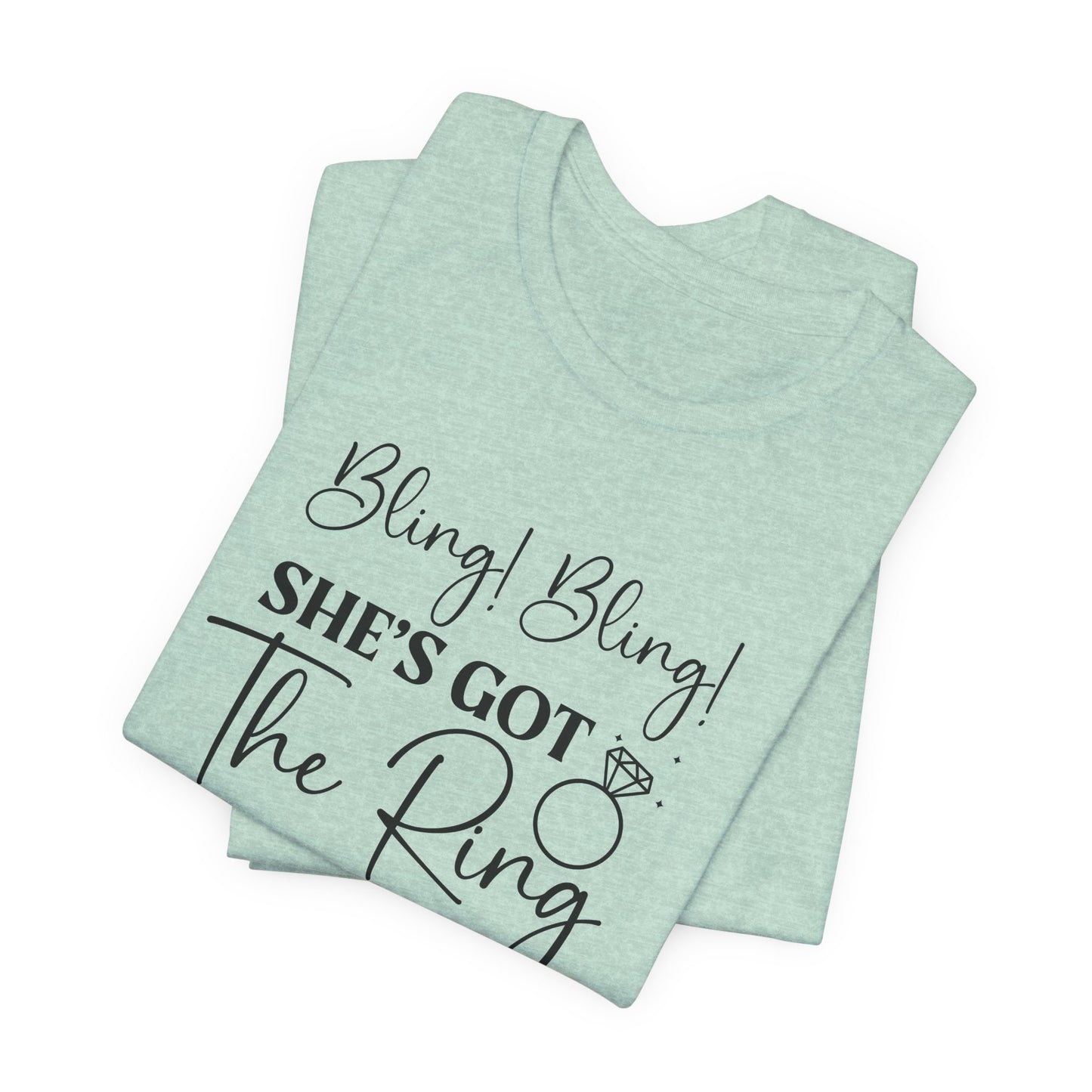 Bling Bling Bachelorette T-Shirt For Brides Maid T Shirt For Wedding Party TShirt