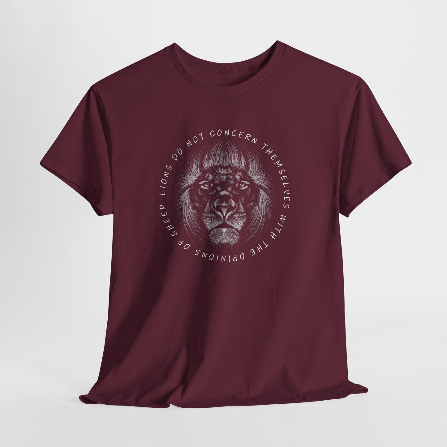 Lions Not Sheep Opinion T-Shirt - Bold Statement Tee