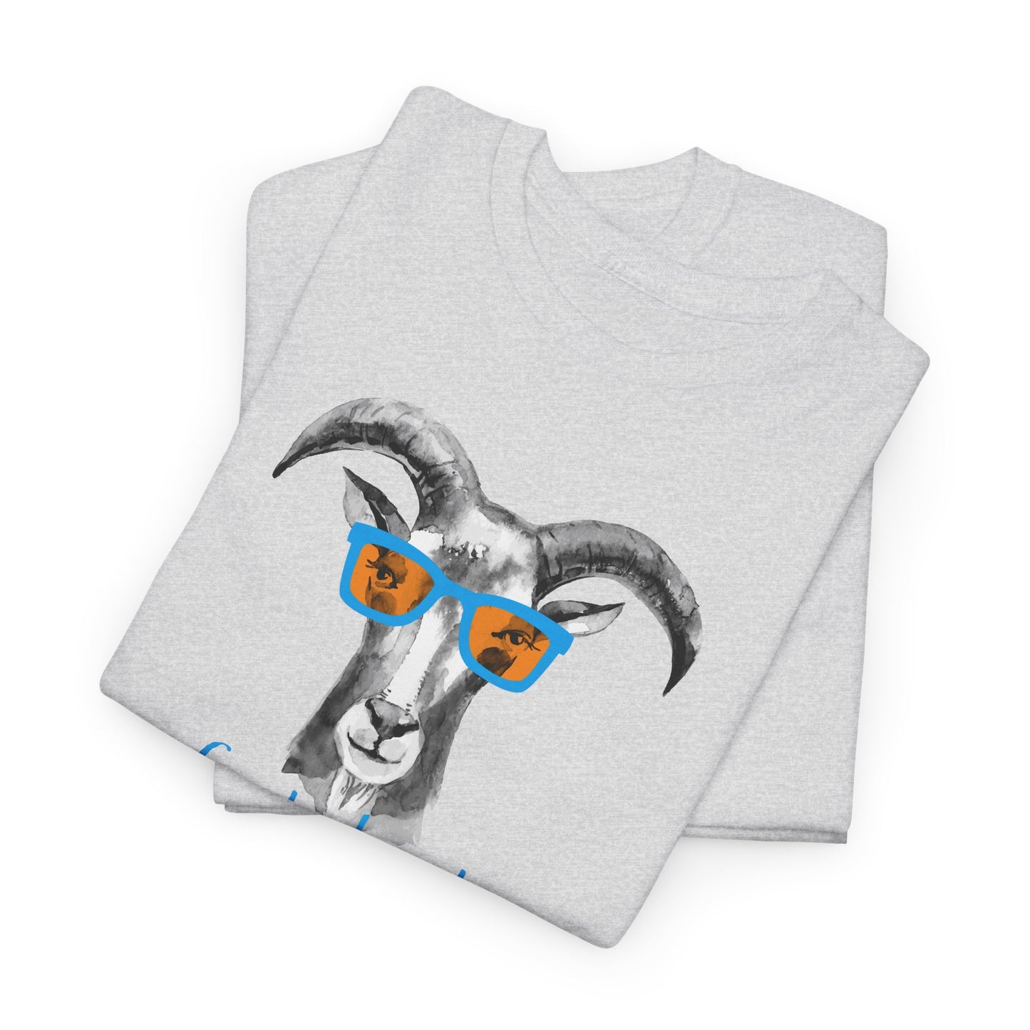 Goat Ahead Make My Day T-Shirt - Hipster Pun Tee