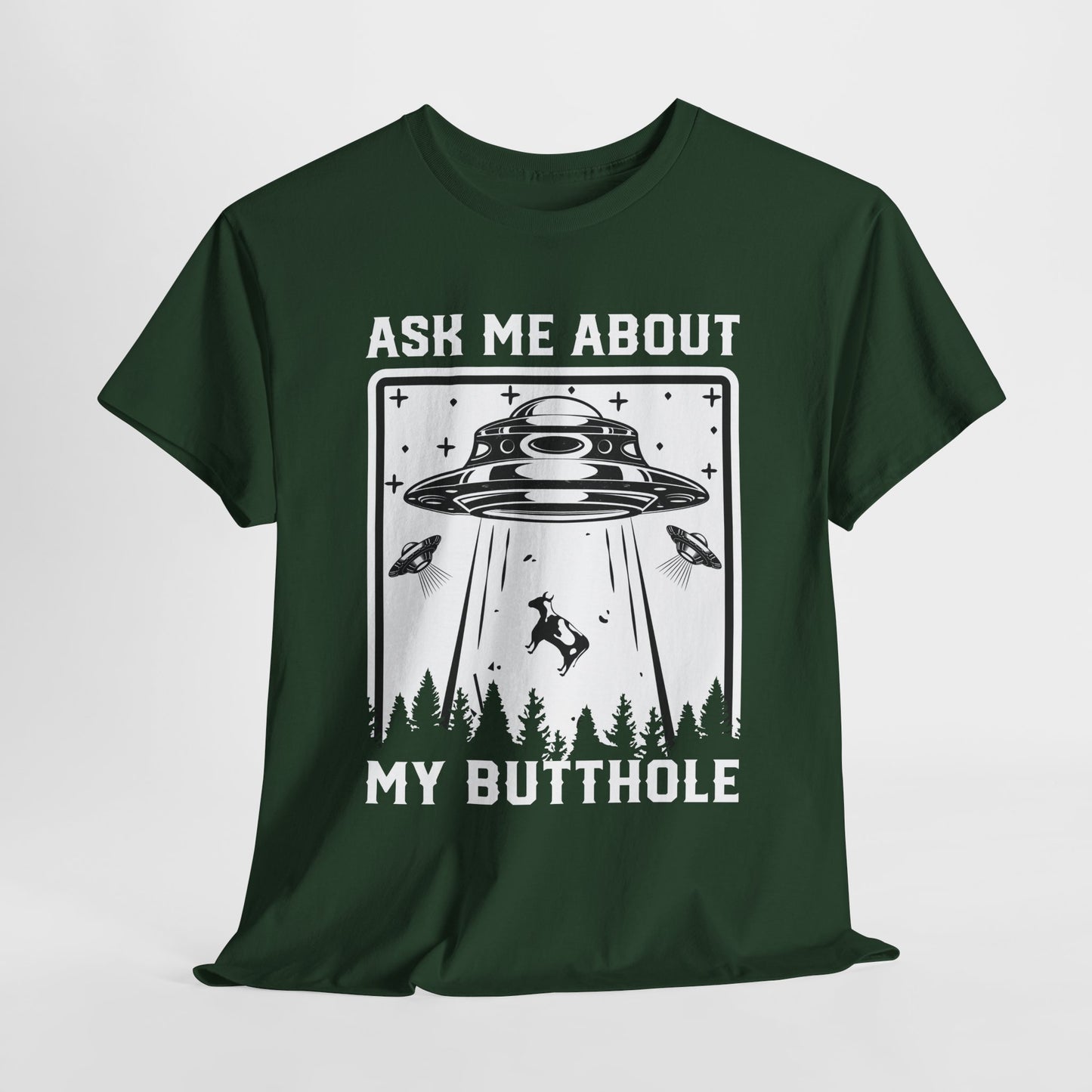 UFO Cow Abduction T-Shirt - Funny Probe Design