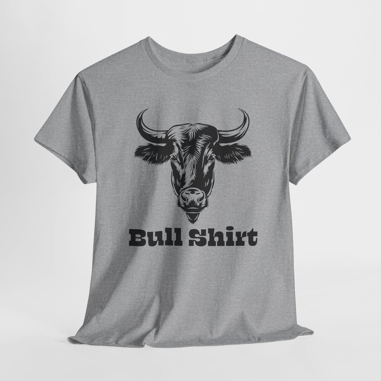 Bull Head Graphic T-Shirt - Bull Shirt Pun