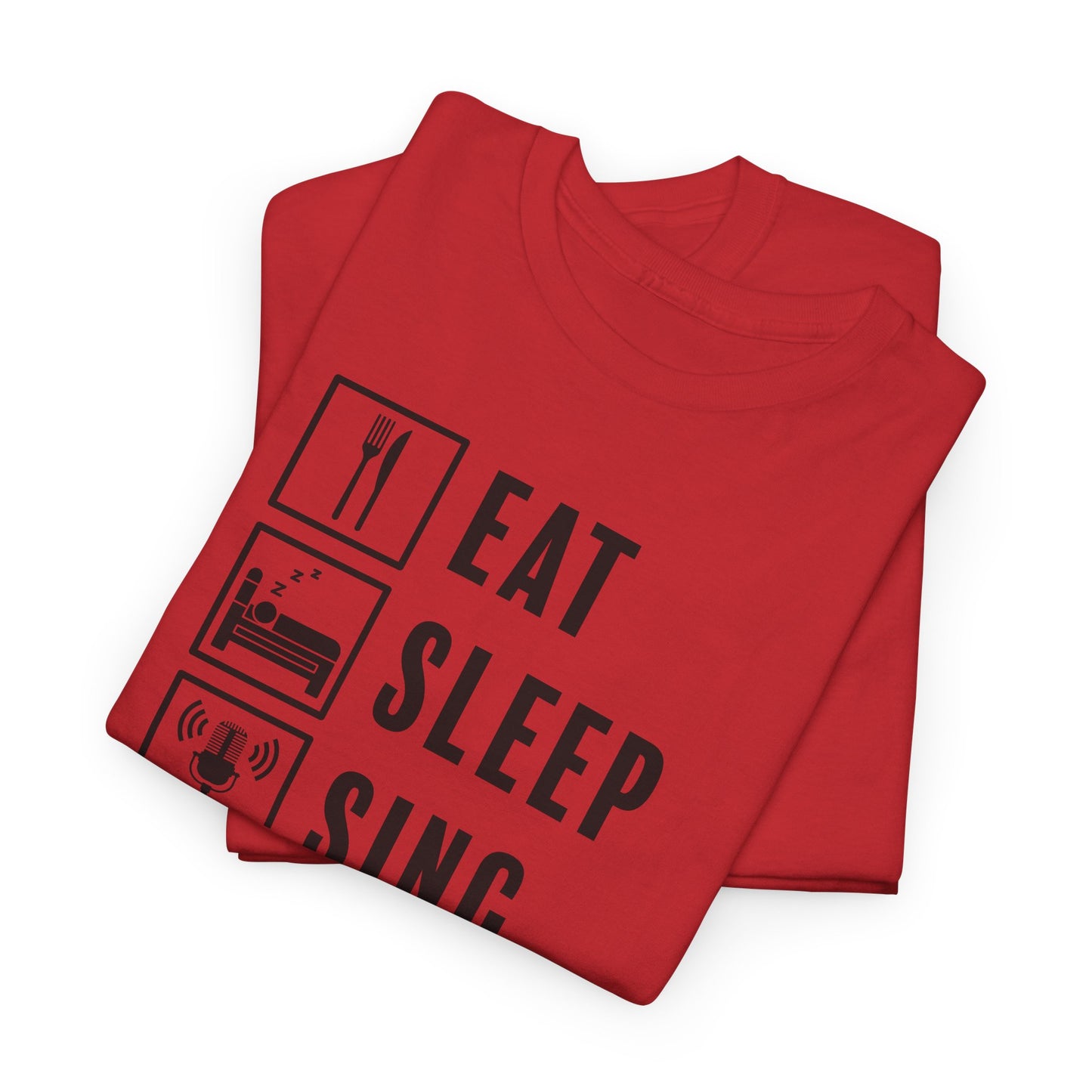 Eat Sleep Sing Repeat T-Shirt - Music Vibe