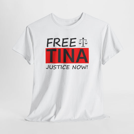 Free Tina Justice Now T-Shirt