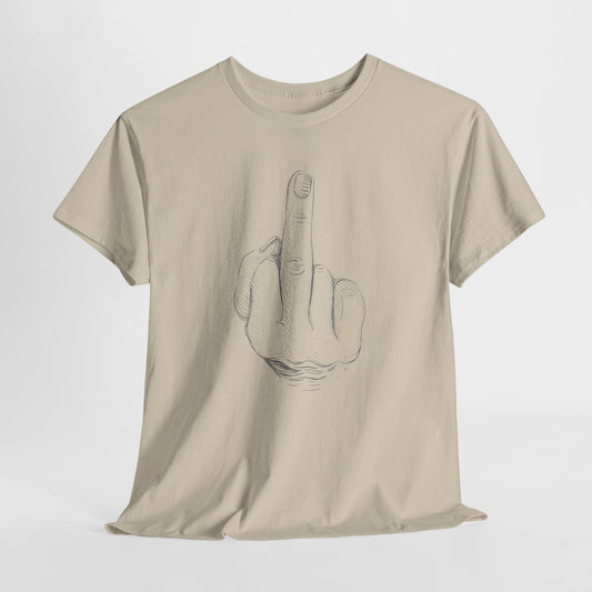 Middle Finger T-Shirt - Bold Gesture Tee
