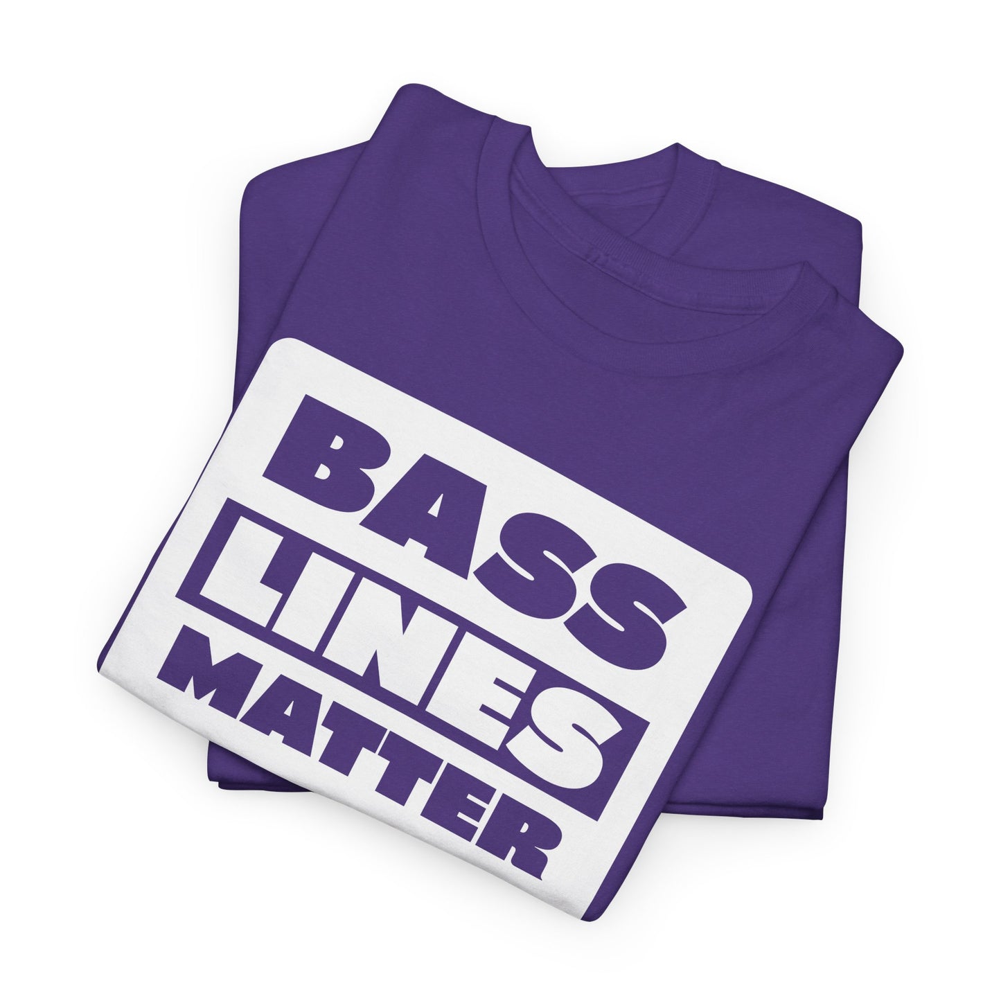 Bass Lines Matter Tee - Bold Beat Design