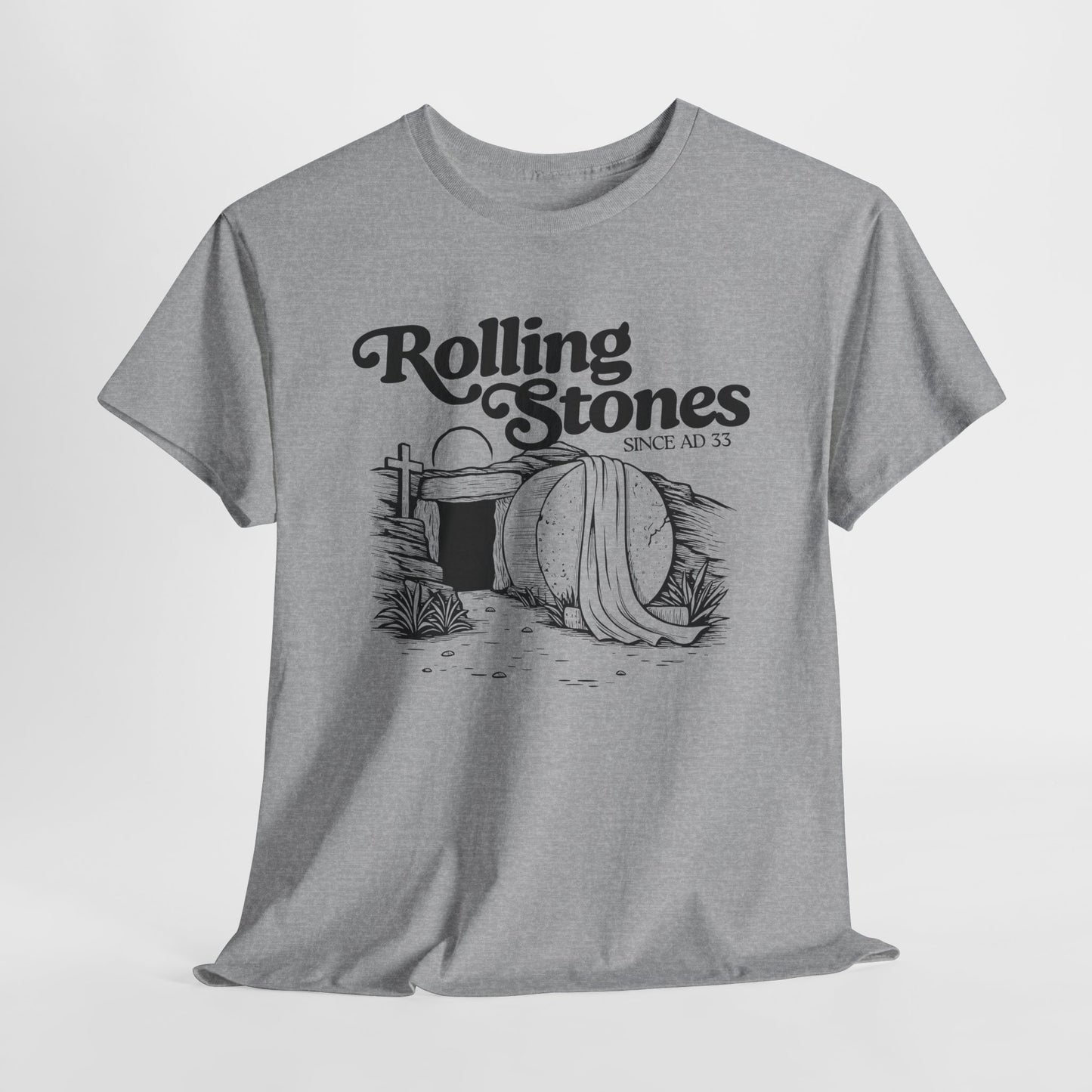 Rolling Stones Since AD 33 T-Shirt - Easter Faith Graphic Tee