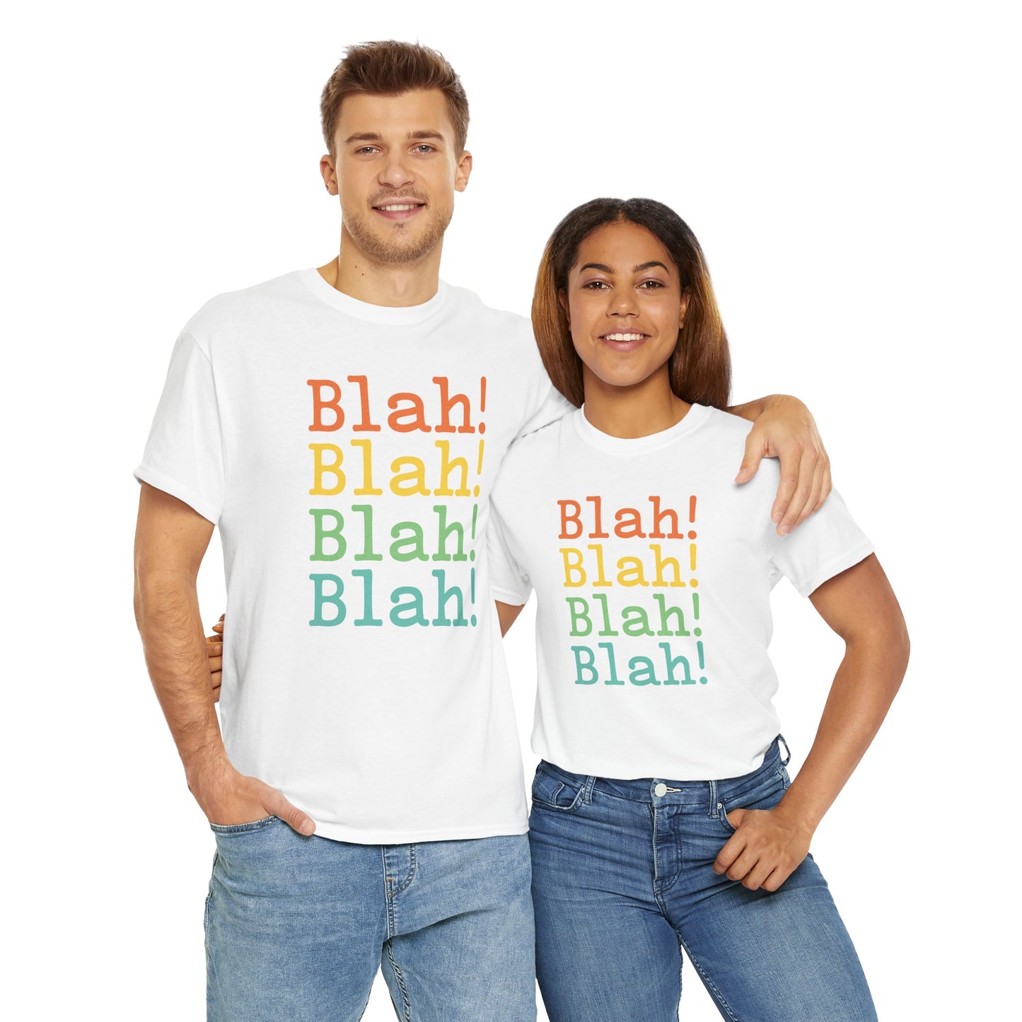 Blah Blah Blah T-Shirt - Quirky Nonsense Tee