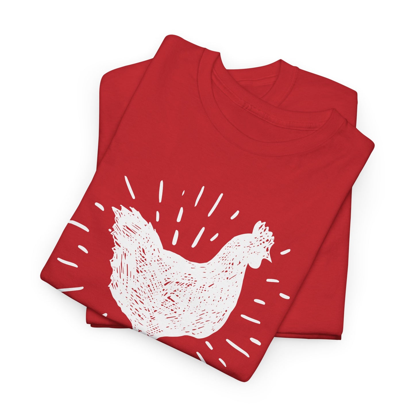What the Cluck White Chicken T-Shirt - Quirky Tee