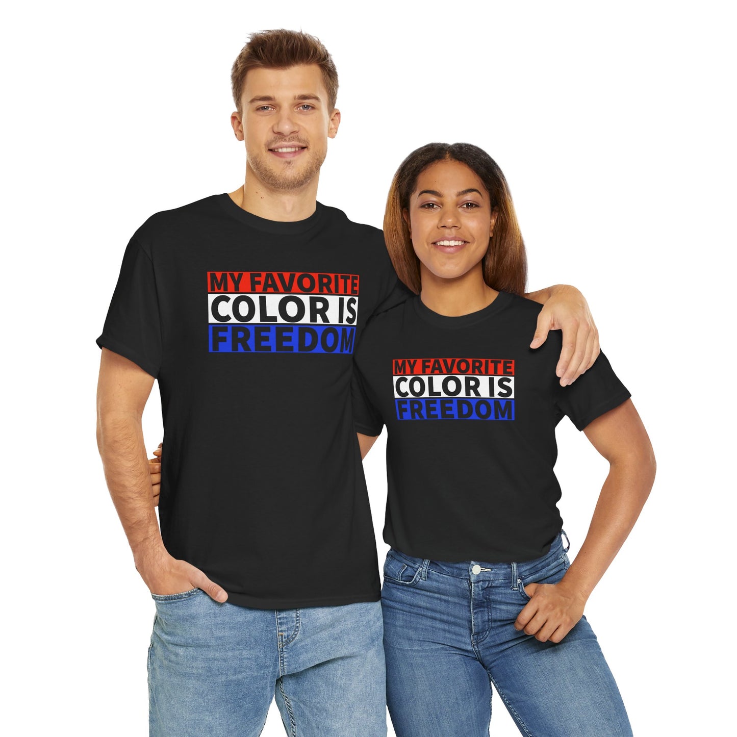 My Favorite Color Is Freedom Statement T-Shirt