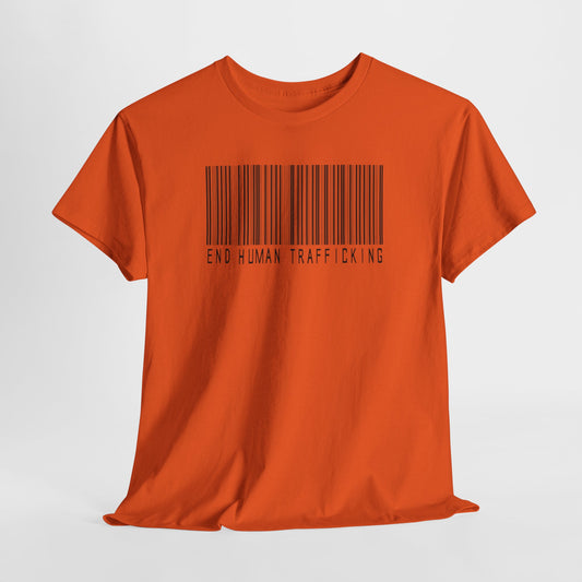 End Human Trafficking Barcode T-Shirt