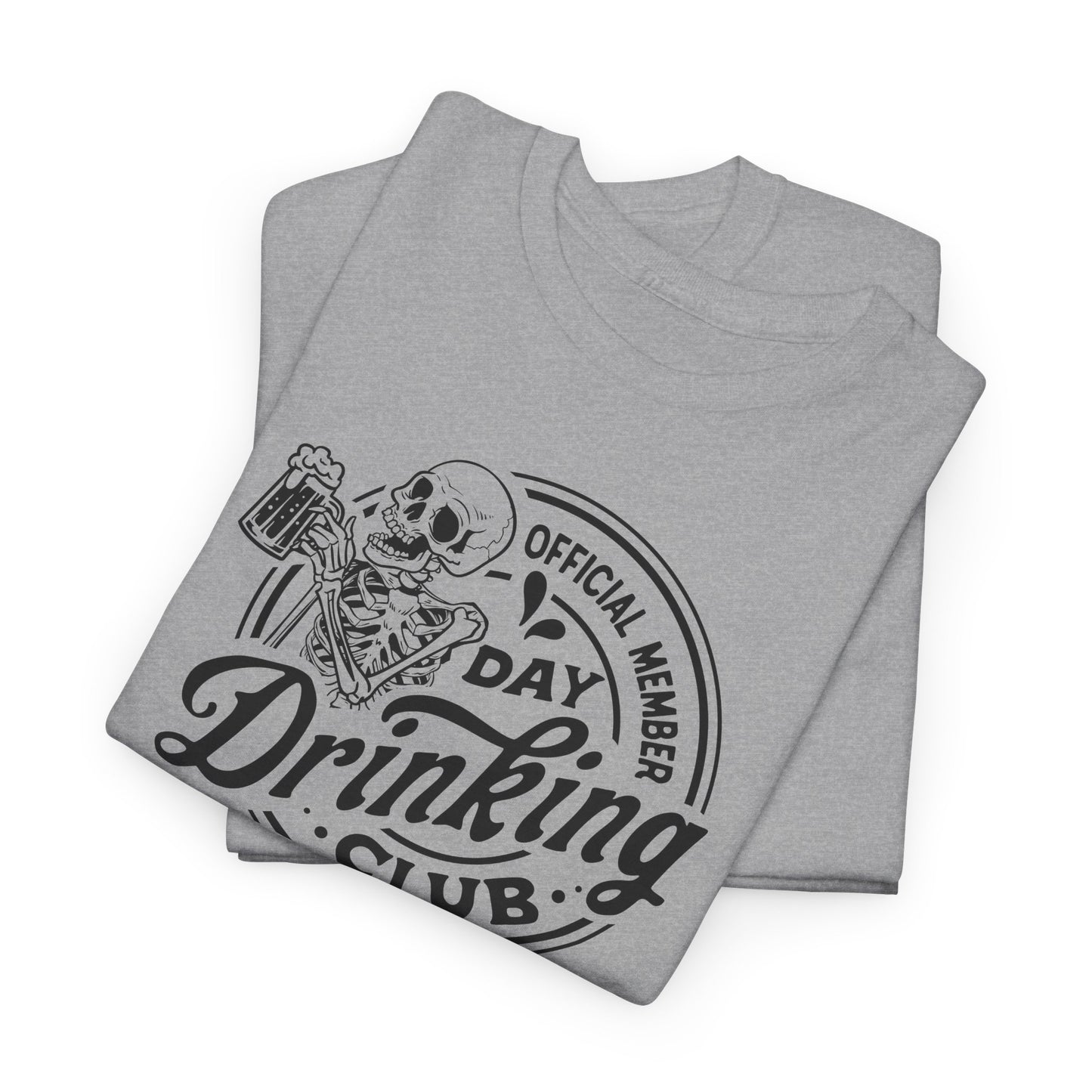 Day Drinking Skeleton T-Shirt - Snarky Graphic