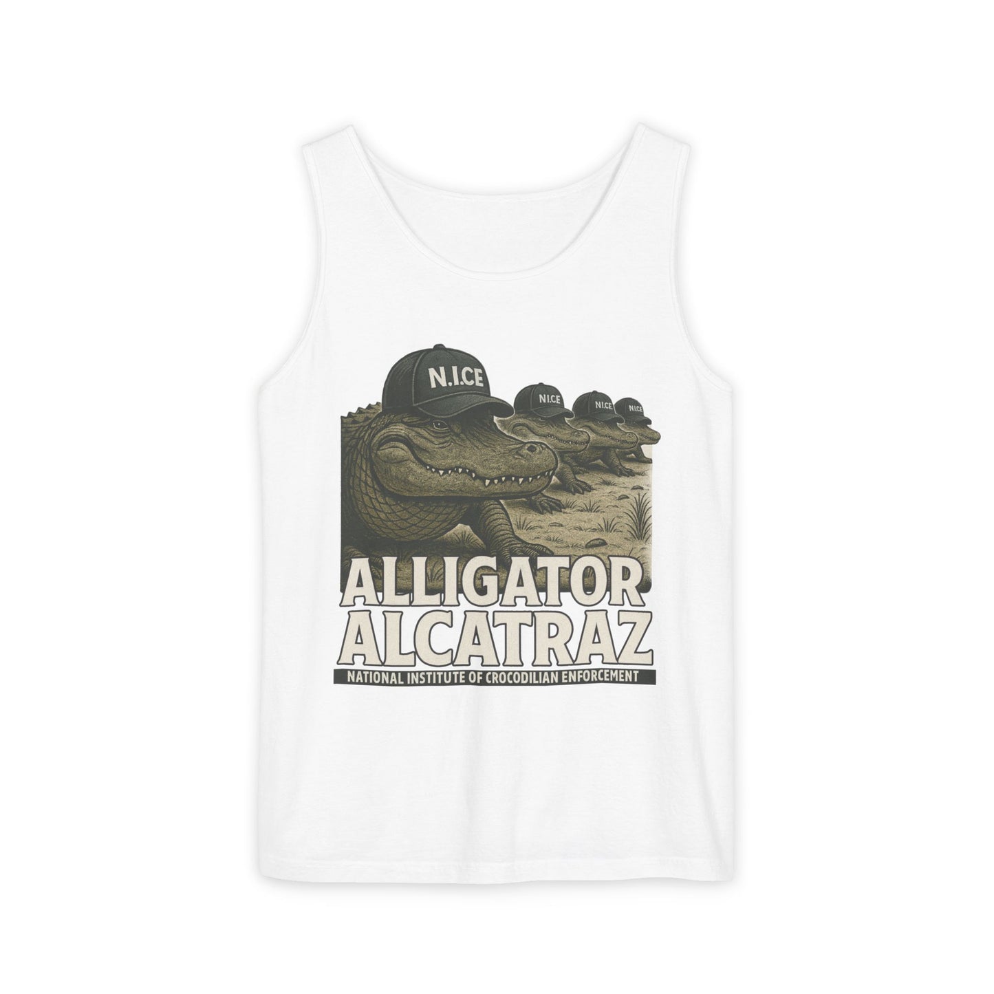 Alligator Alcatraz Political Tank Top