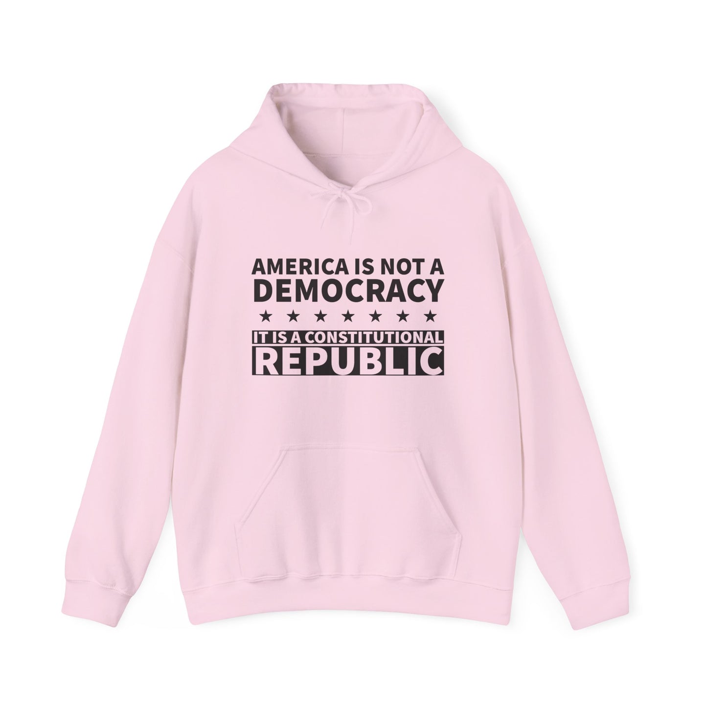 America Constitutional Republic Statement Hoodie