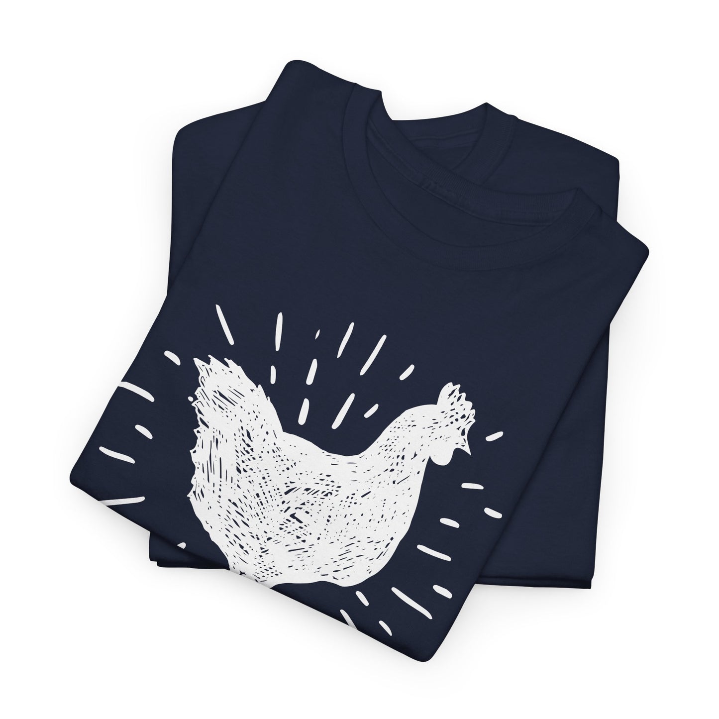 What the Cluck White Chicken T-Shirt - Quirky Tee