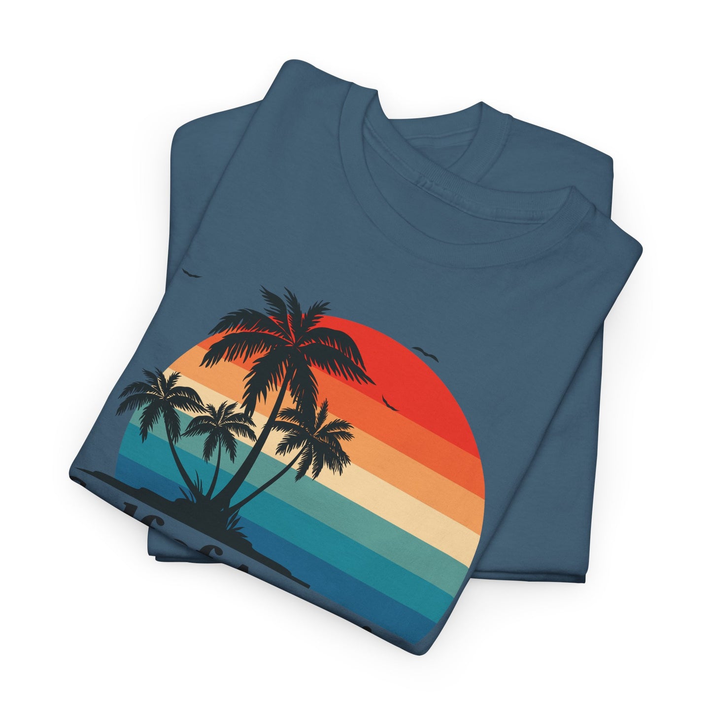 Gulf of America 2025 Sunset T-Shirt - Retro Beach Vibes