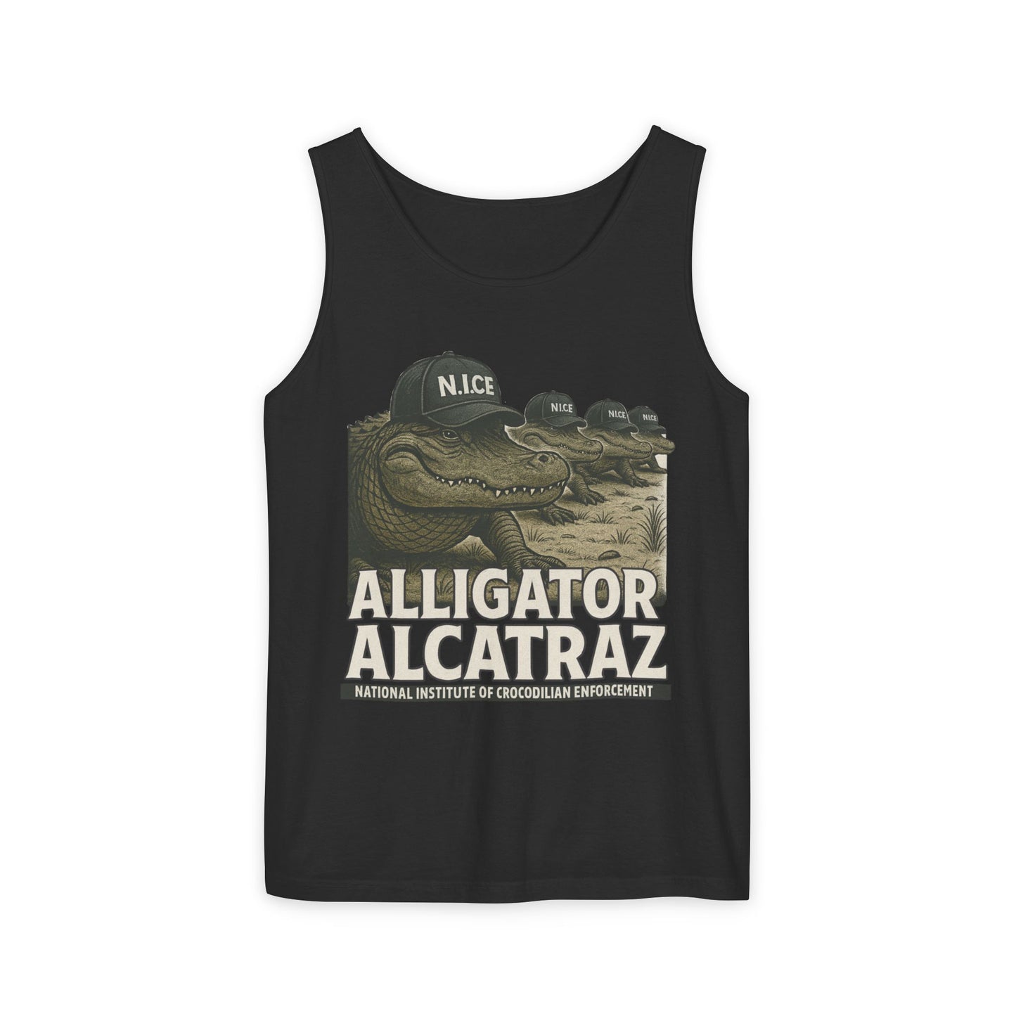 Alligator Alcatraz Political Tank Top