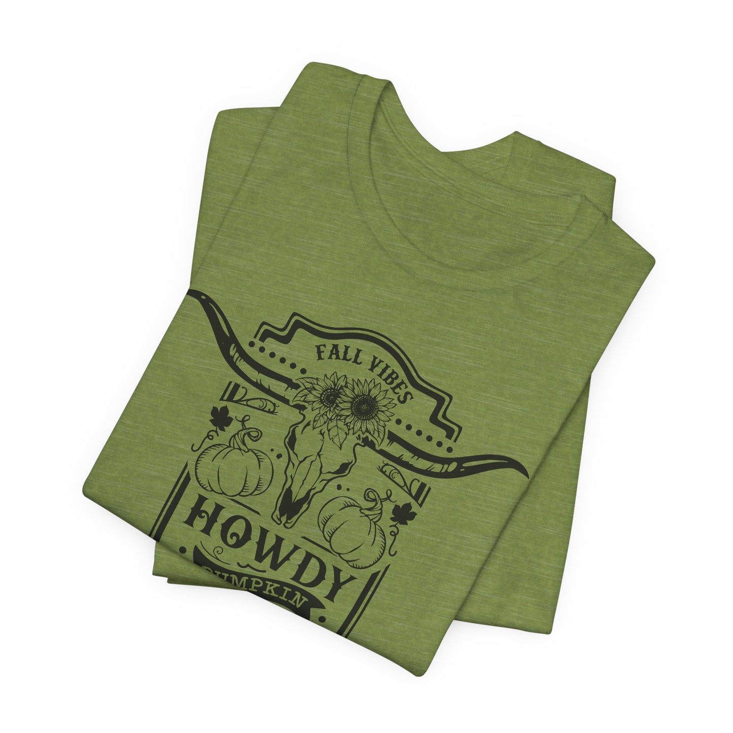 Fall Vibes Howdy Pumpkin T-Shirt - BoHo Autumn Tee