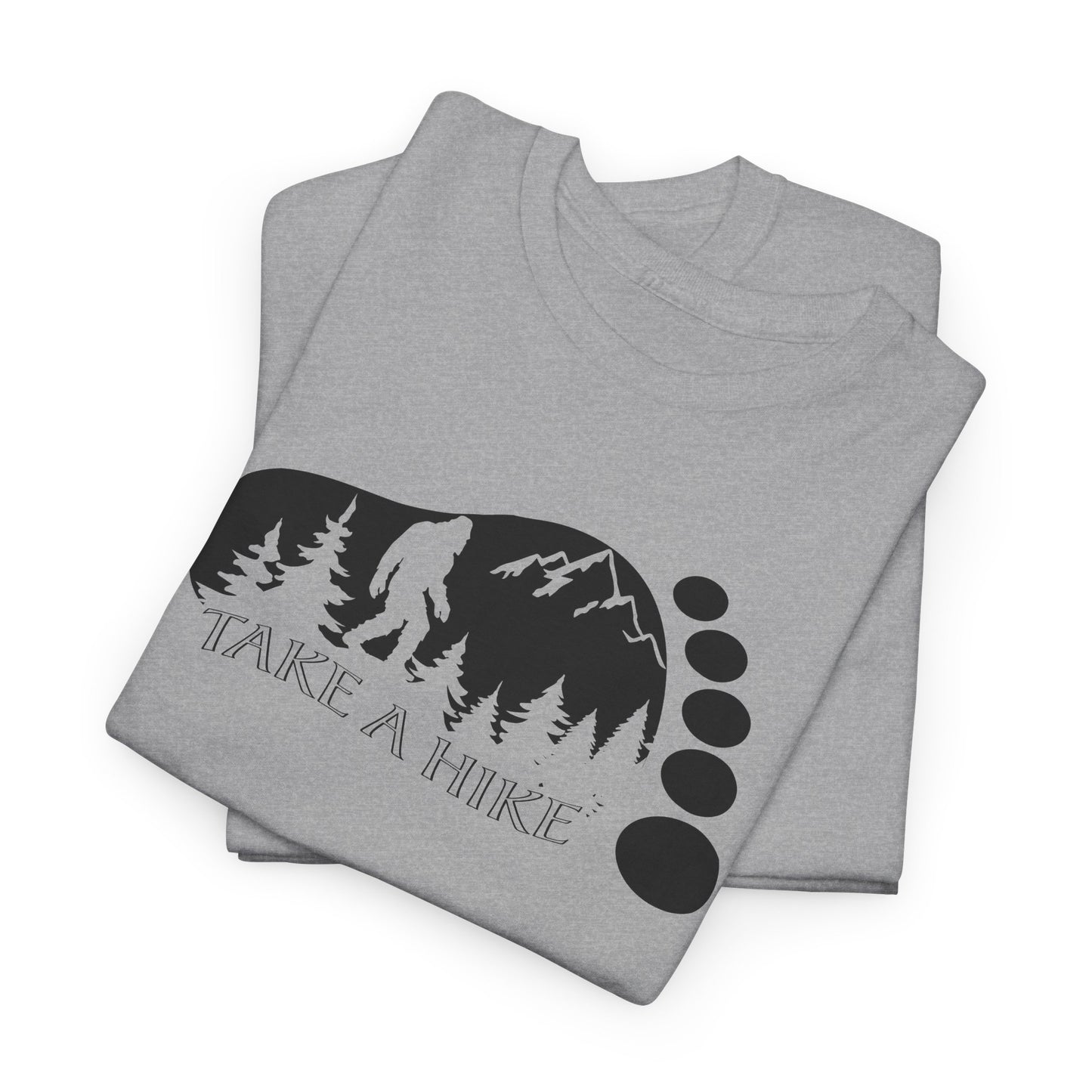 Bigfoot Hiking T-Shirt - Outdoor Adventure Graphic