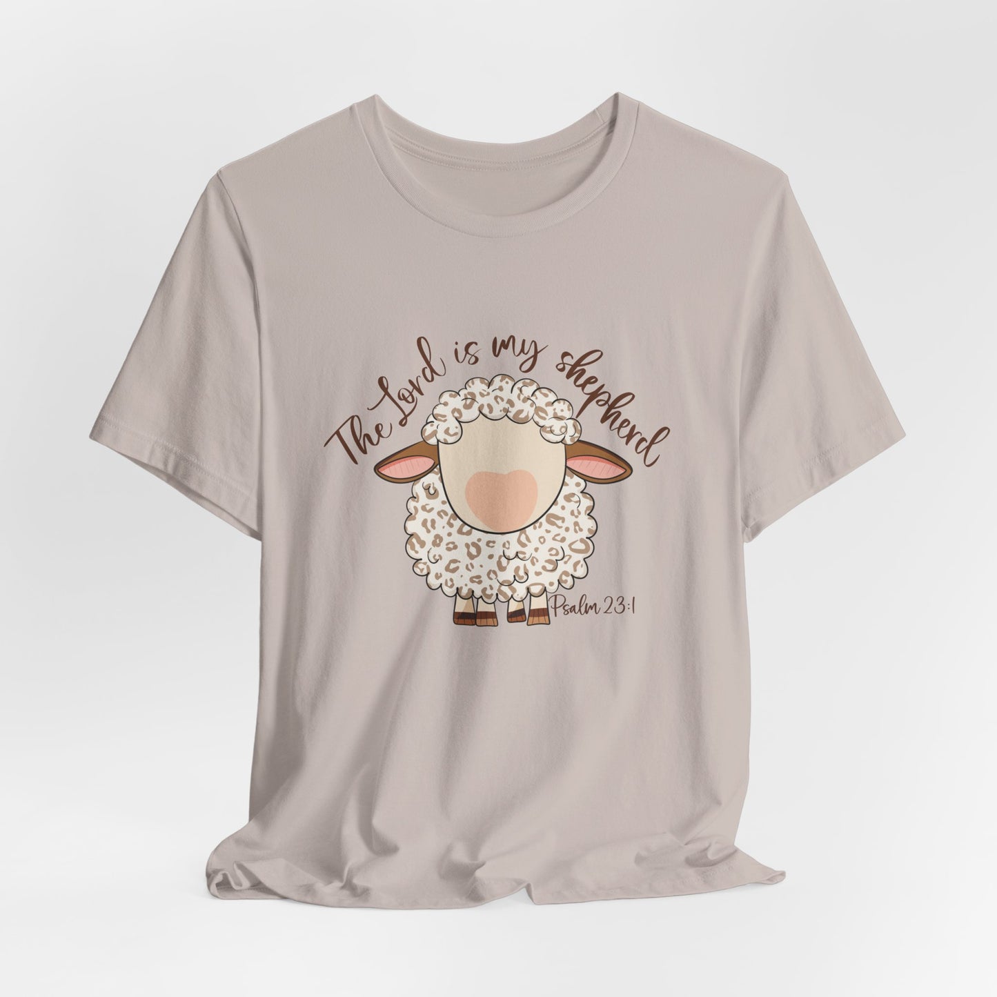 Cute Christian Sheep Tee - "The Lord is My Shepherd" T-Shirt