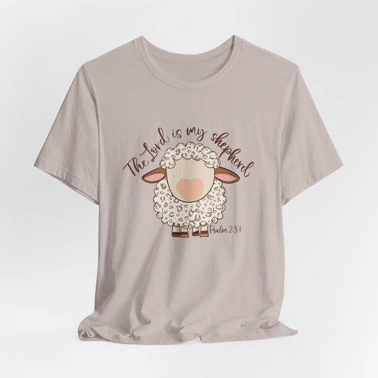Cute Christian Sheep Tee - "The Lord is My Shepherd" T-Shirt