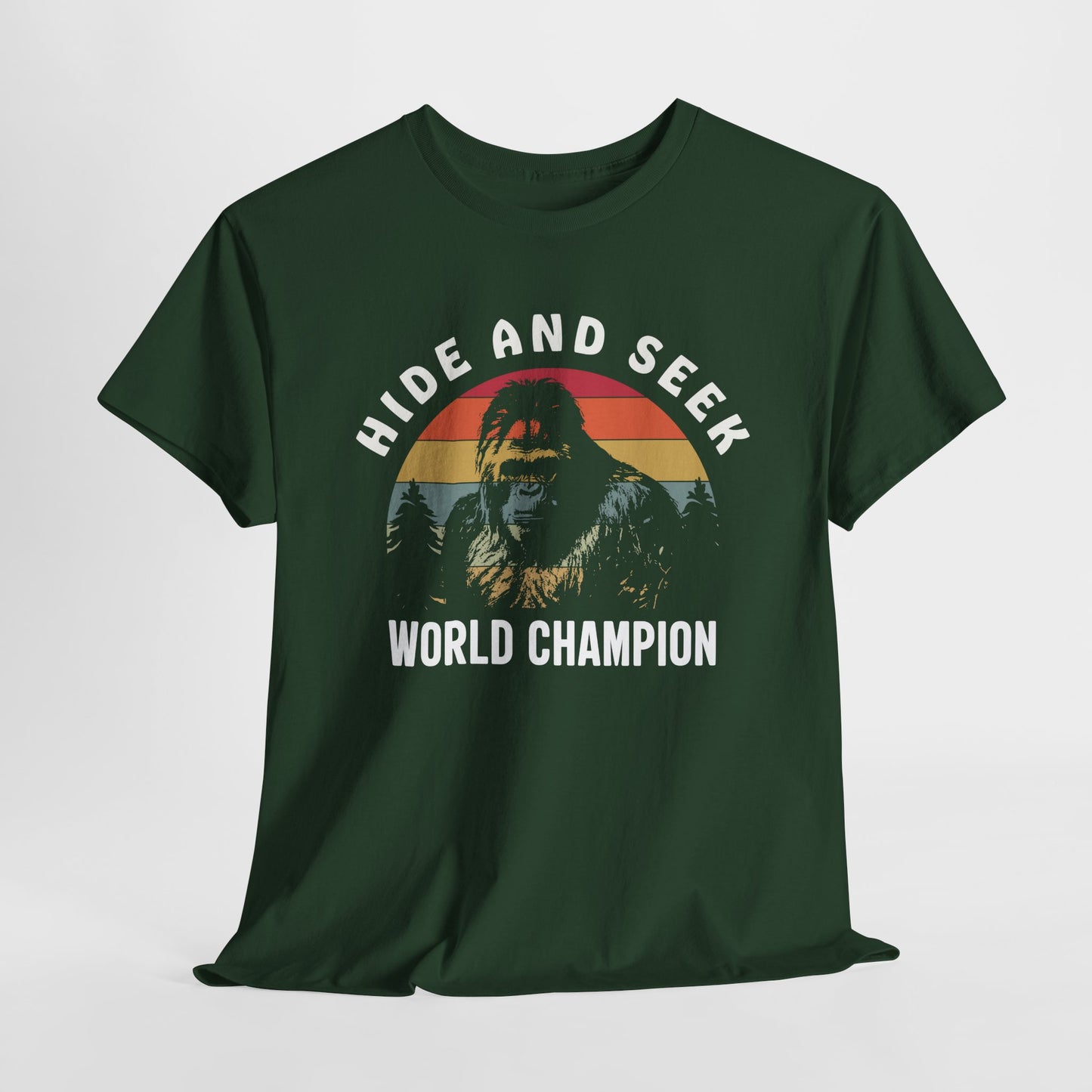 Hide and Seek Champion T-Shirt - Bigfoot Graphic