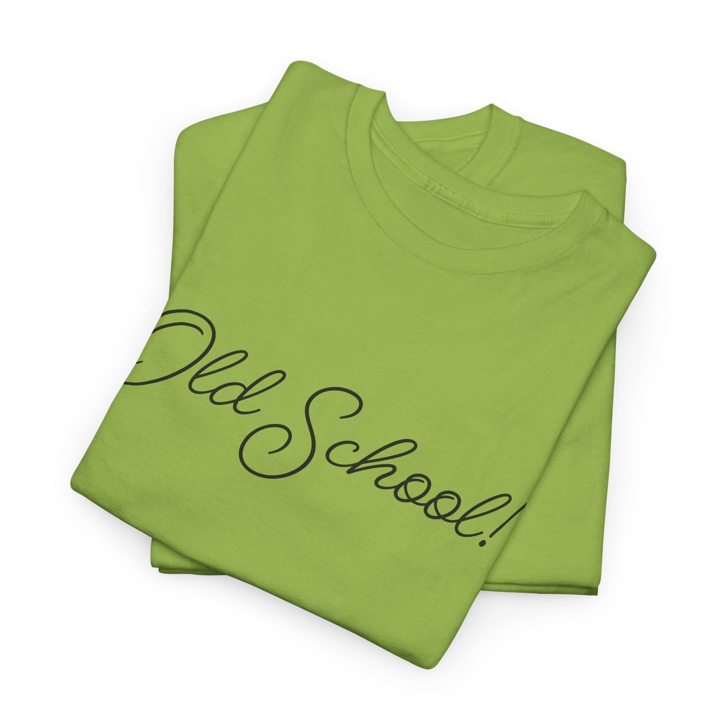 Old School T-Shirt For Retro TShirt For Smart People T Shirt For Baby Boomer T Shirt With Cursive Shirt For Education Gift