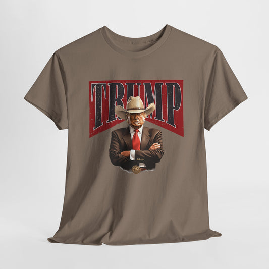 Trump Cowboy T-Shirt - Western Patriot Graphic Tee